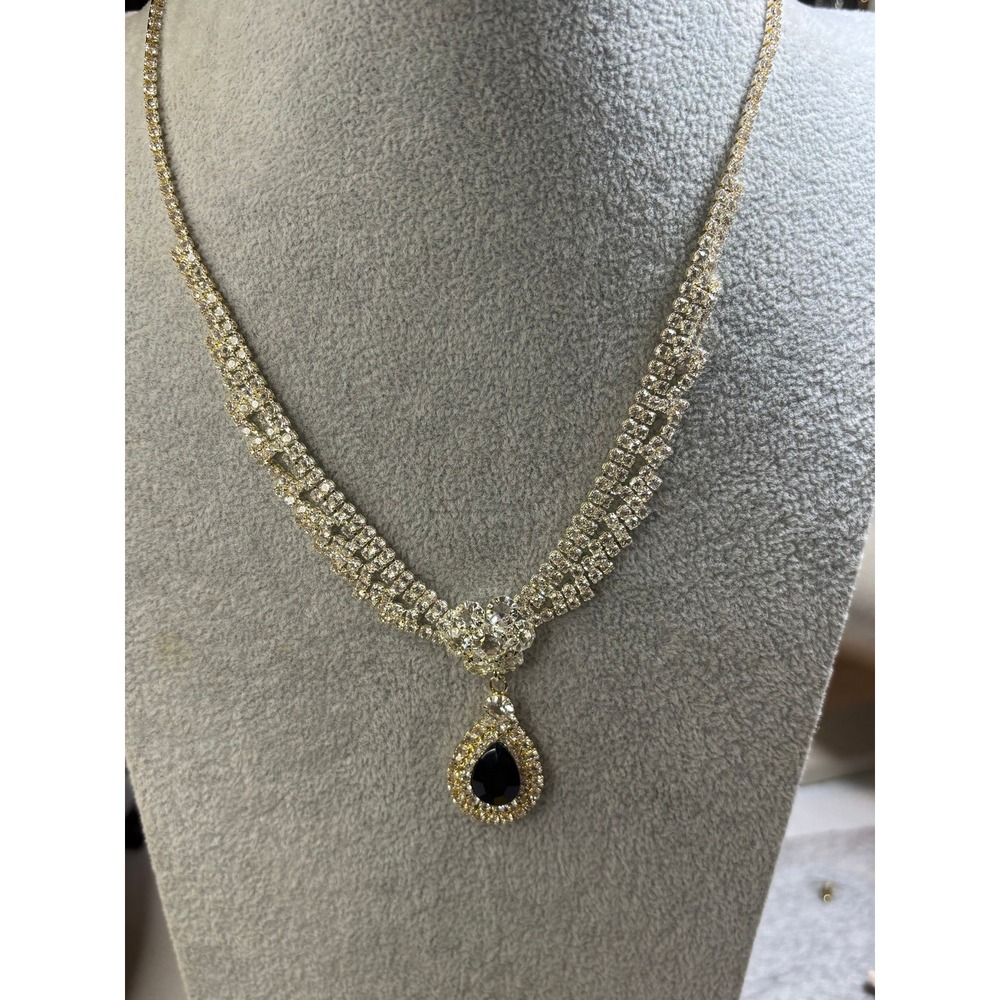 #5. Multi-row Rhinestone  Necklace